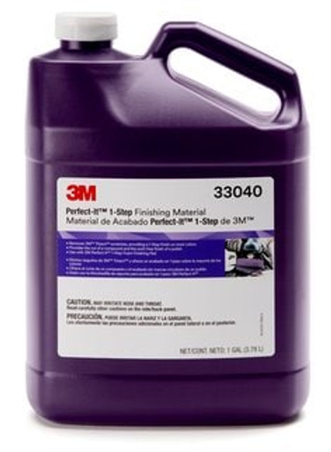 3M™ Perfect-It™ 1-Step Finishing Material, 33040, 1 gal (8.82 lb), 4 per case