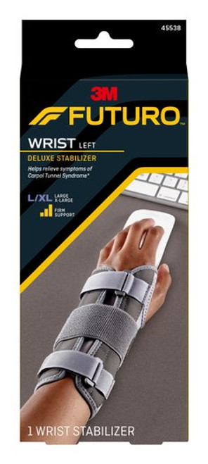 FUTURO™ Deluxe Wrist Stabilizer Left Hand, 45538ENT, Large/X-Large
