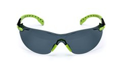 3M™ Solus™ 1000-Series Safety Glasses S1202SGAF, Green/Black, Grey Scotchgard™ Anti-Fog Lens, 20 EA/Case
