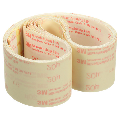 7100255895 3M Microfinishing Film Belt 272L, 20 Mic 5MIL, Type UK, 52 in x 103 in