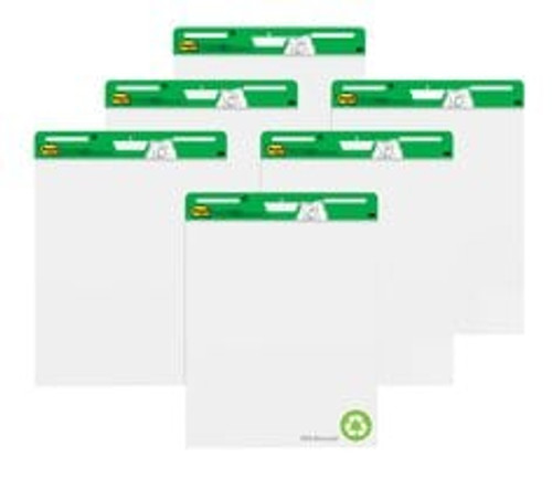 Post-it® Super Sticky Easel Pad 559RP-VAD6, 25 in. x 30 in. Recycled