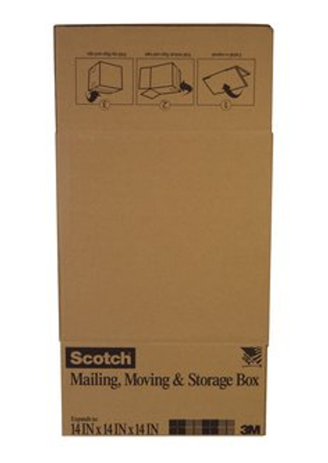 Scotch® Mailing Box 8014FB-ESF, 14 In X 14 In X 14 In