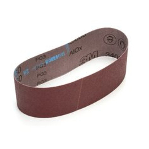 3M™ Cloth Belt 340D, 80 X-weight, 3 in x 21 in, Film-lok, Single-flex,
50 ea/Case