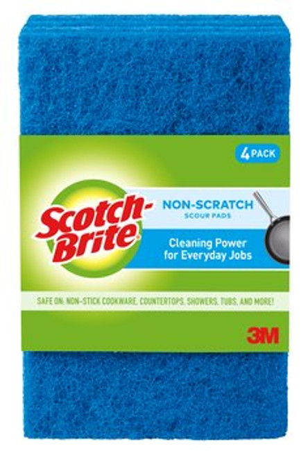 Scotch-Brite® Non-Scratch Scour Pads 624-12, 12/4