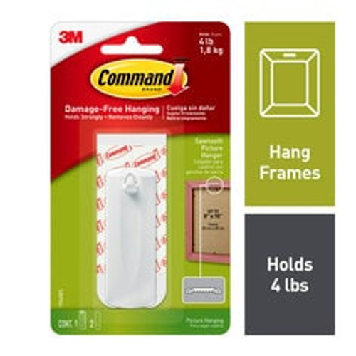 Command™ Sawtooth Picture Hanger 17040ES