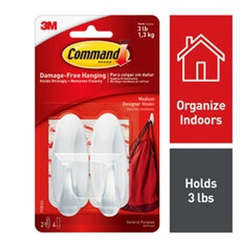 Command™ Medium Designer Hooks, 17081ES