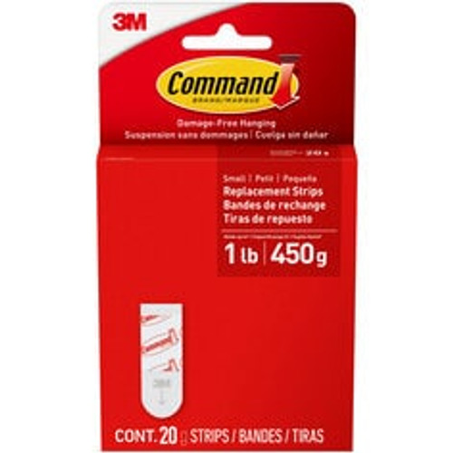 Command™ Small Foam Replacement Strips 17022-20ESF, 20 Strips