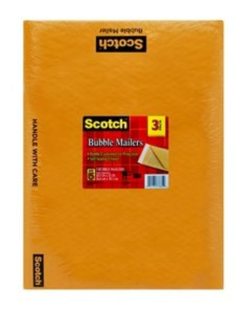 Scotch™ Kraft Bubble Mailer 7915-3, 3-Pack, 10.5 in x 15 in, Size #5