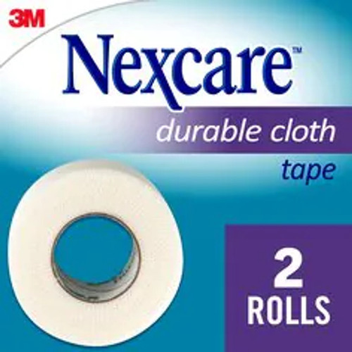 7100259491 Nexcare Durable Cloth First Aid Tape, 791-2PK-CA, 1 in x 360 in