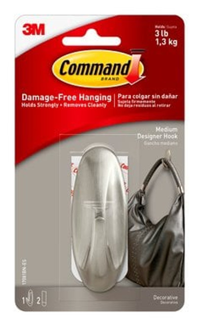 Command™ Designer Medium Hook 17081BN-ES