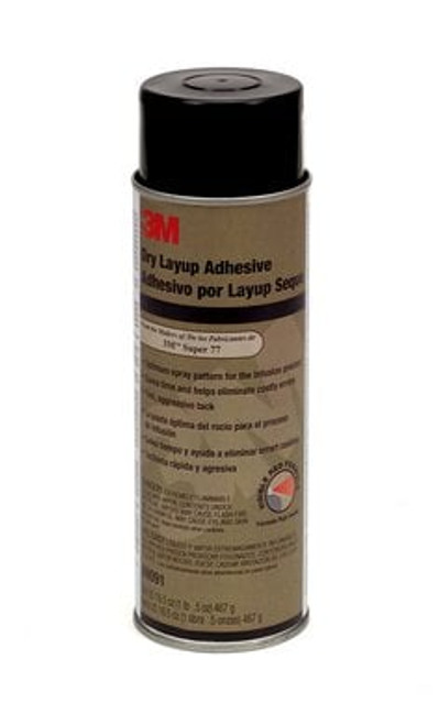 3M™ Dry Layup Adhesive 1.0 09091, 467g, aerosol, red, 12 Cans/Box, 12
Canisters/Case