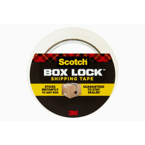 7100309656 Scotch Box Lock Shipping Tape 3950-LR3-4CC, 1.88 in x 54.6 yd (48 mm x 50 m)