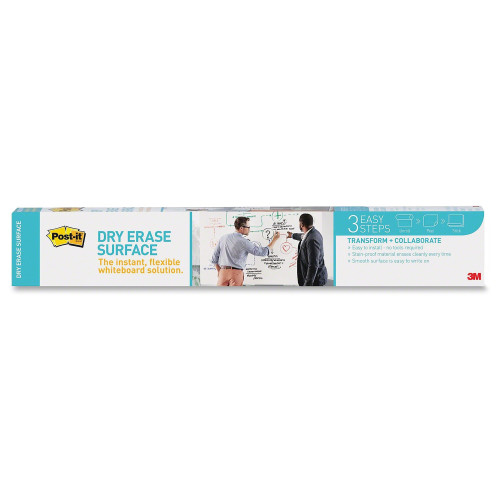 7100217882 Post-it Super Sticky Dry Erase Surface DEF3x2, 2 ft x 3 ft (60.9 cm x 91.4 cm)