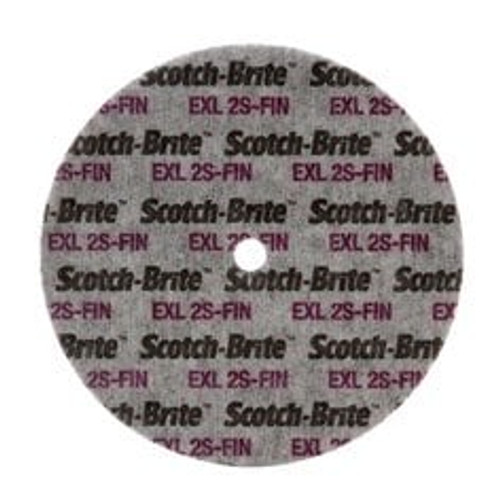 Scotch-Brite™ EXL Unitized Wheel, XL-UW, 2S Fine, 6 in x 1/4 in x 3/4
in, SPR24484A, 8 ea/Case