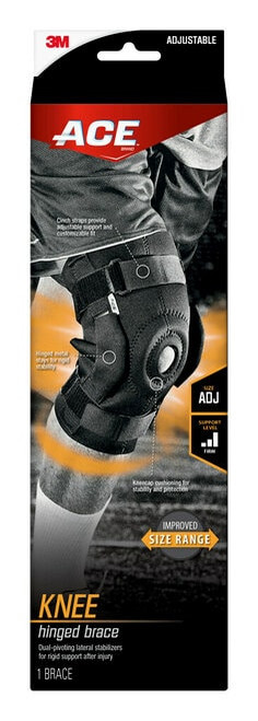 ACE™ Hinged Knee Brace 907017, Adjustable