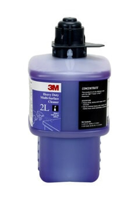 3M™ Heavy Duty Multi-Surface Cleaner Concentrate 2L, Gray Cap, 2 Liter, 6/Case