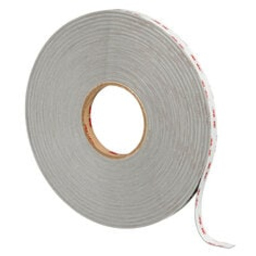 3M™ VHB™ Tape RP+110GP, Gray, 1/2 in x 36 yd, 45 mil, Paper Liner, 18 Rolls/Case