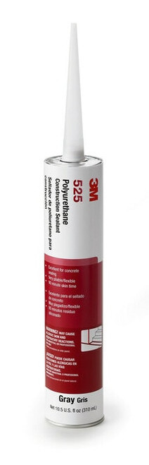 3M™ Polyurethane Construction Sealant 525, Gray, 55 Gallon Open Head (50 Gallon Net), Drum