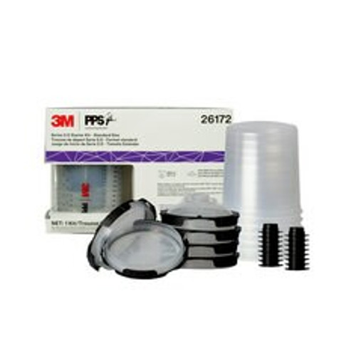 3M™ PPS™ Series 2.0 6-Pack Starter Kit, 26172, Standard (22 fl oz, 650
mL), 200 Micron Filter, 2 kits per case