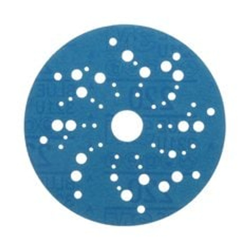 3M™ Hookit™ Blue Abrasive Disc 321U, 36163, 5 in, 240 grade, Multi-hole, 50 discs per carton, 4 cartons per case