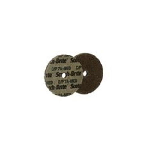 Scotch-Brite™ Cut and Polish Unitized Wheel, CP-UW, 7A Medium, 6 in x
1/4 in x 1/2 in, 8 ea/Case