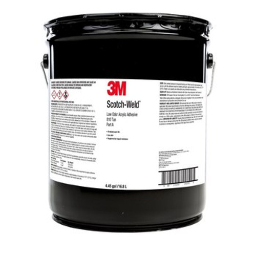 7100160337 3M Scotch-Weld Low Odor Acrylic Adhesive 810NS, White, Part A, 20 Liter (Pail), Drum