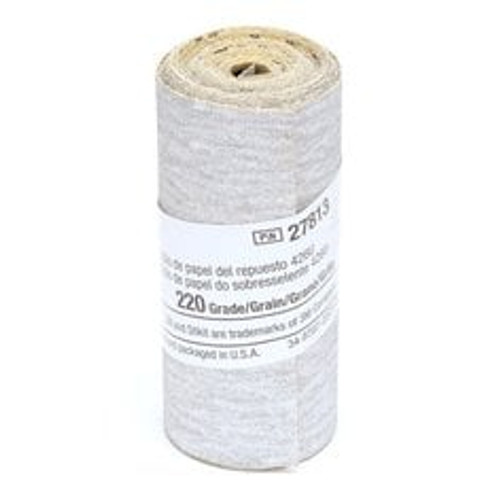 3M™ Stikit™ Paper Refill Roll 426U, 2-1/2 in x 95 in 220 A-weight,
10/Carton, 50 ea/Case