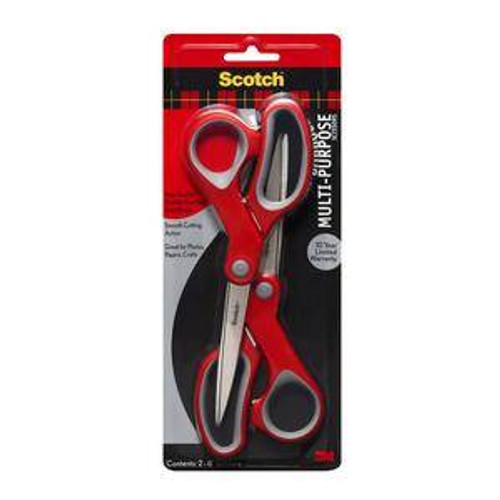 7100285396 Scotch Multi-Purpose Scissor 1428-2, 8 in, 2-Pack