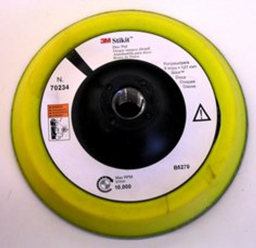 3M™ Stikit™ Disc Pad 70234, 5 in x 1/2 in x 5/8 in-11 Internal, 5
ea/Case