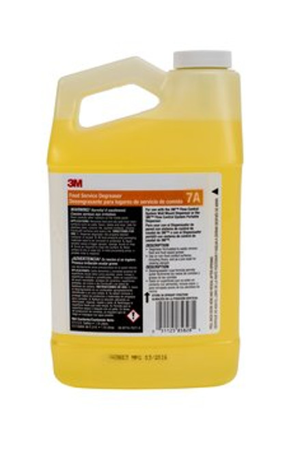 3M™ Food Service Degreaser Concentrate 7A, 0.5 Gallon, 4/Case
