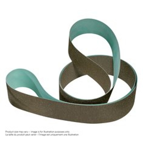 3M™ Flexible Diamond Belt 6454J, 74Mic, Type V2S, Pattern 18, Red, 3/8
in x 24 in