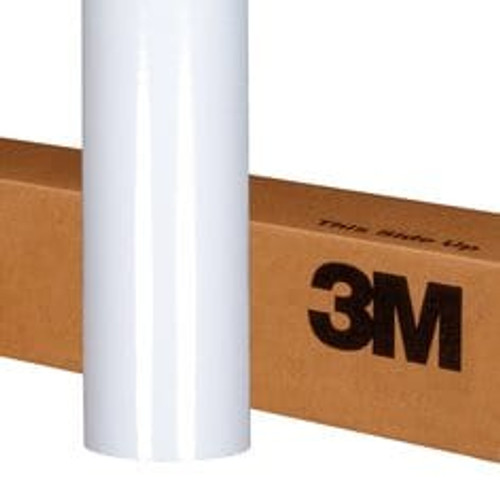 3M™ Press Printable Label Material IJ39-20, Soft White Vinyl, 54 in x 5
yd, 1 Roll/Case, Sample