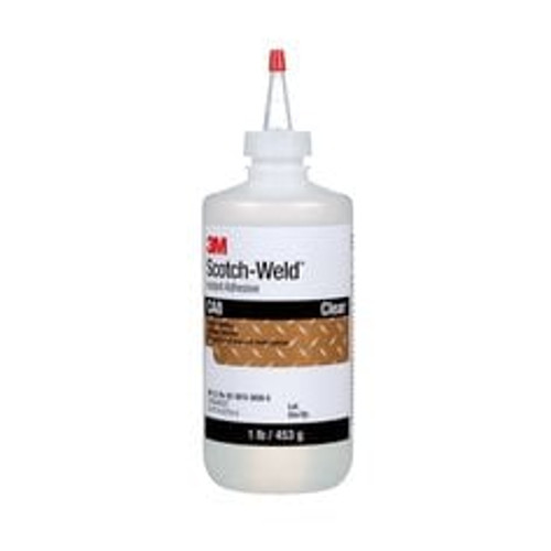 3M™ Scotch-Weld™ Instant Adhesive CA8, Clear, 1 Pound, 1 Bottle/Case