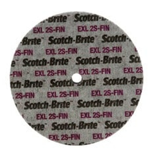Scotch-Brite™ EXL Unitized Wheel, XL-UW, 2S Fine, 6 in x 1/2 in x 3/4
in, 4 ea/Case