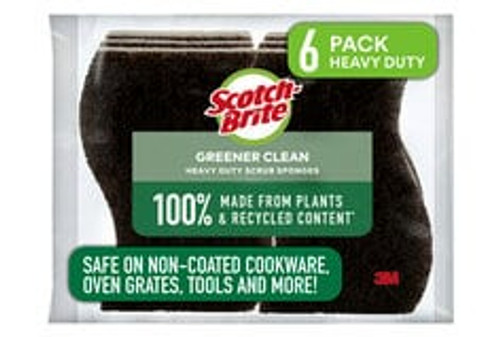 Scotch-Brite® Greener Clean Heavy Duty Scrub Sponge 87036
