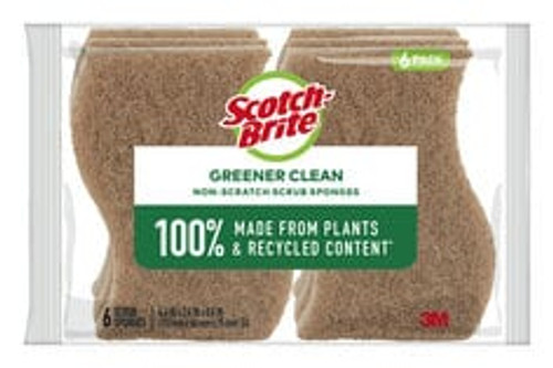 Scotch-Brite® Greener Clean Non-Scratch Scrub Sponge 97036