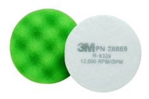 3M™ Finesse-it™ Advanced Foam Buffing Pad, 28869, 3-1/4 in, Green,
10/Bag, 50 ea/Case