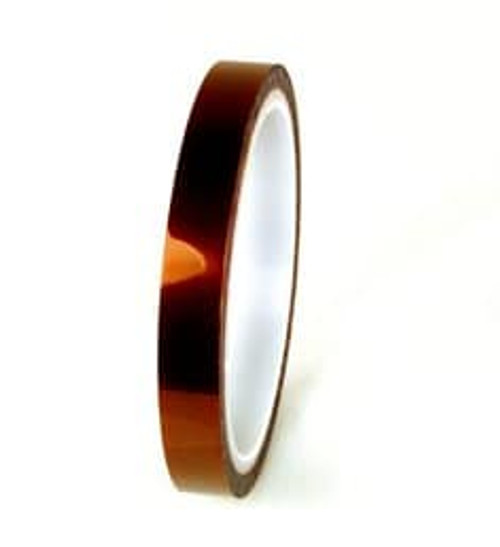 3M™ Polyimide Film Electrical Tape 1218, Amber, log rolls, 3/4 in x 36
yd, 12 Rolls/Case