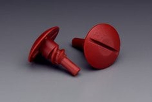 3M™ Roloc™ + Button 7, 3/8 in Red