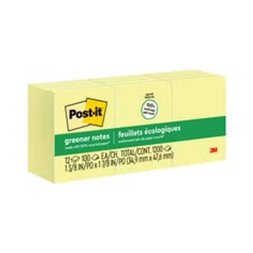 Post-it® Notes 653 RP, 2 in x 1.5 in (50,8 mm x 38,1 mm)