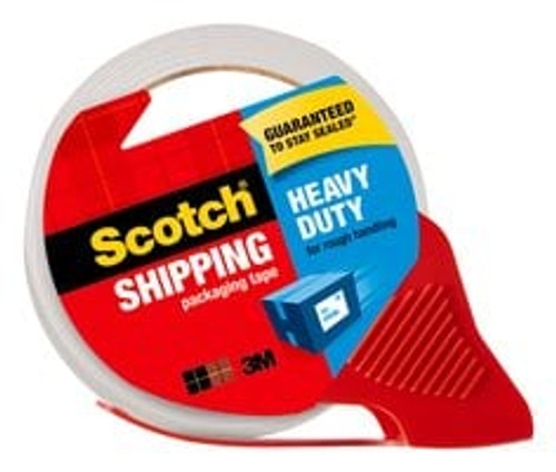 Scotch® Heavy Duty Shipping Packaging Tape 3850-RD-12GC, 1.88 in x 54.6 yd (48 mm x 50 m)