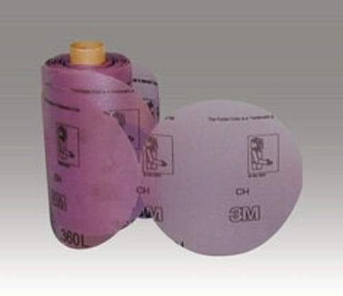 3M™ Stikit™ Film Disc Roll 360L, P600, 5 in x NH, Die 500X, 125
Discs/Roll, 4 Rolls/Case