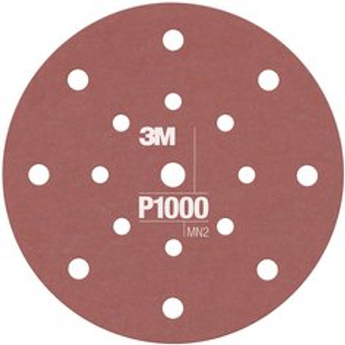 3M™ Hookit™ Flexible Abrasive Disc 270J, 34803, 6 in, Dust Free, P1000,
25 discs per carton, 5 cartons per case