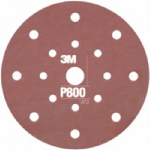 3M™ Hookit™ Flexible Abrasive Disc 270J, 34802, 6 in, Dust Free, P800,
25 discs per carton, 5 cartons per case