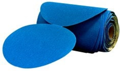 3M™ Stikit™ Blue Abrasive Disc Roll, 36213, 6 in, 600 grade, 100 discs
per roll, 5 rolls per case