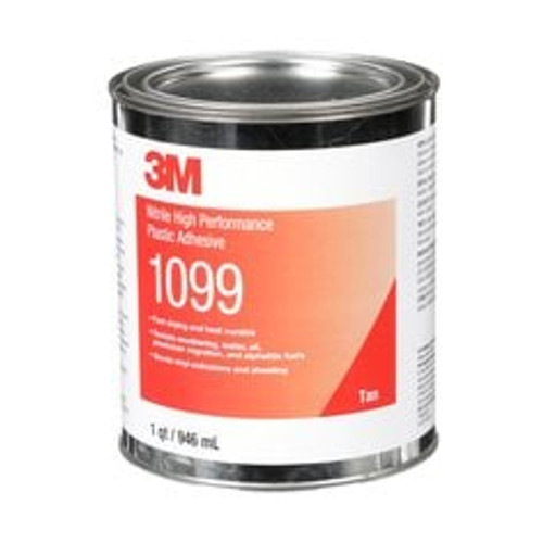 3M™ Nitrile High Performance Plastic Adhesive 1099, Tan, 1 Quart, 12
Can/Case