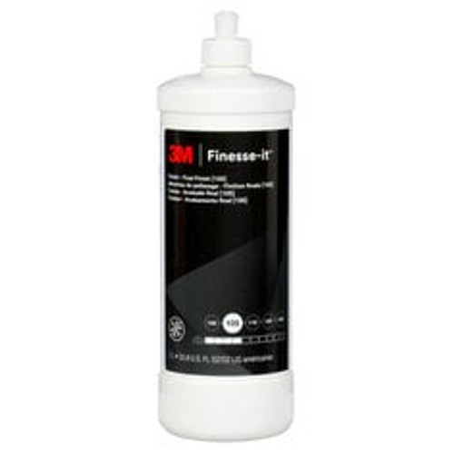 3M™ Finesse-it™ Polish Standard Series, 82877, Final Finish (105), Gray,
Easy Clean Up, Liter (33.814 oz), 12 ea/Case