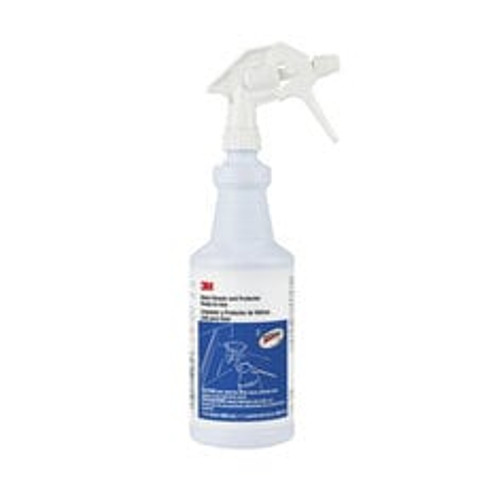 3M™ Glass Cleaner & Protector, Ready-To-Use, Each with a Trigger
Sprayer, Quart, 12/Case