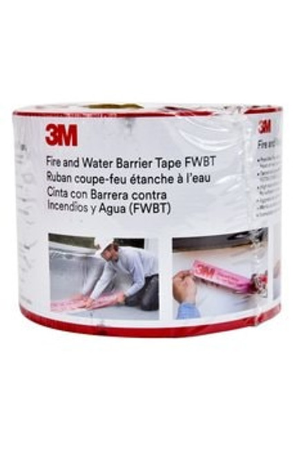 3M™ Fire and Water Barrier Tape FWBT4, 4 in x 75 ft, 12 Each/Case