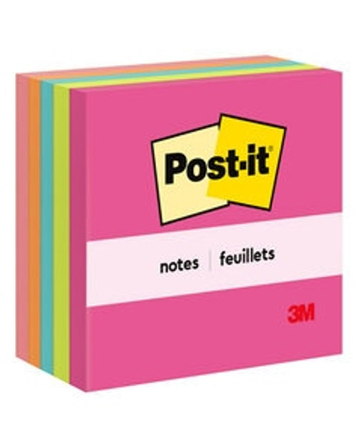 Post-it® Notes 654-5PK, 3 in x 3 in (76 mm x 76 mm), Poptimistic Collection